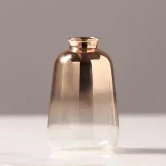 Glass Floor Vase - Modern Gradient Decorative Accent for Living Room & Entryway