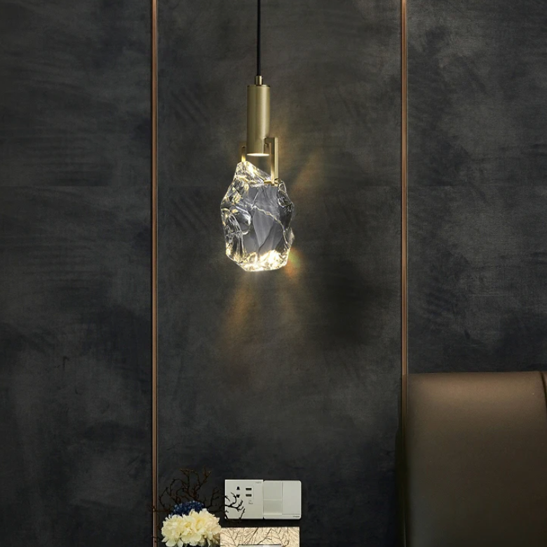 Modern Crystal Pendant Light | Luxury Hanging Ceiling Lamp for Dining Room, Kitchen & Living Room