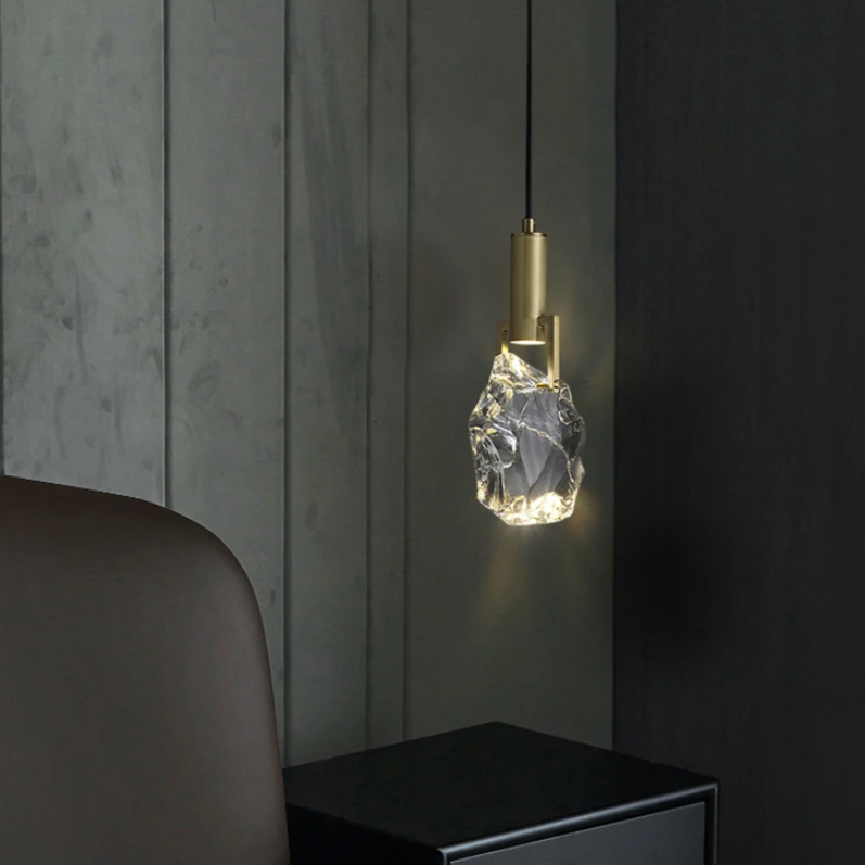 Modern Crystal Pendant Light | Luxury Hanging Ceiling Lamp for Dining Room, Kitchen & Living Room