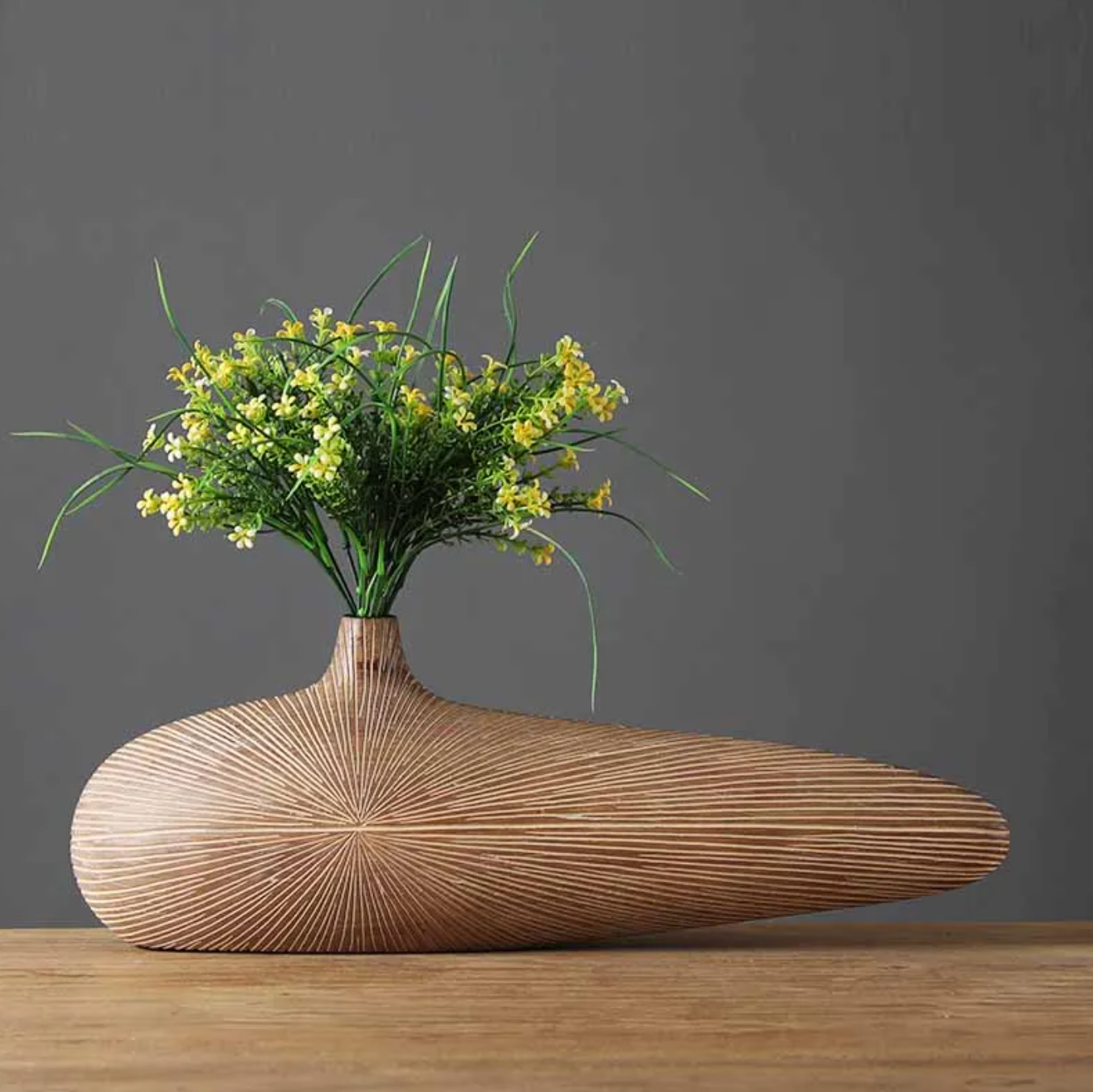 Sahara Sculpted Vase | Modern Textured Ceramic Decorative Vase