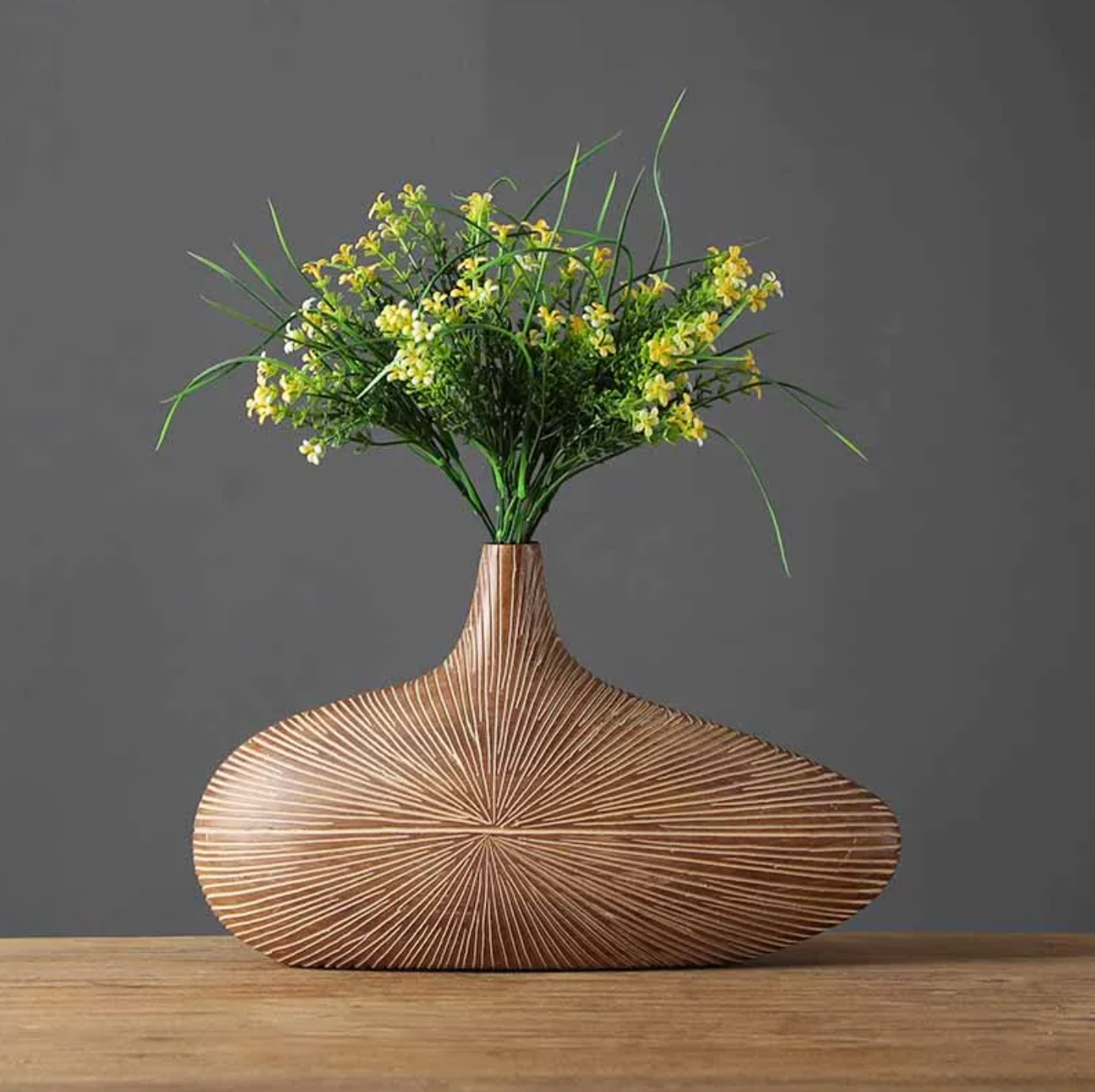 Sahara Sculpted Vase | Modern Textured Ceramic Decorative Vase