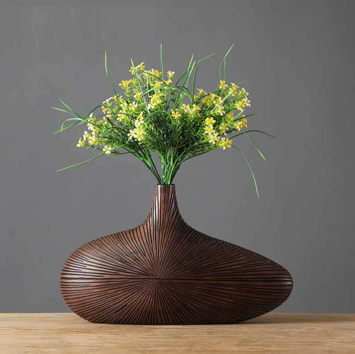 Sahara Sculpted Vase | Modern Textured Ceramic Decorative Vase