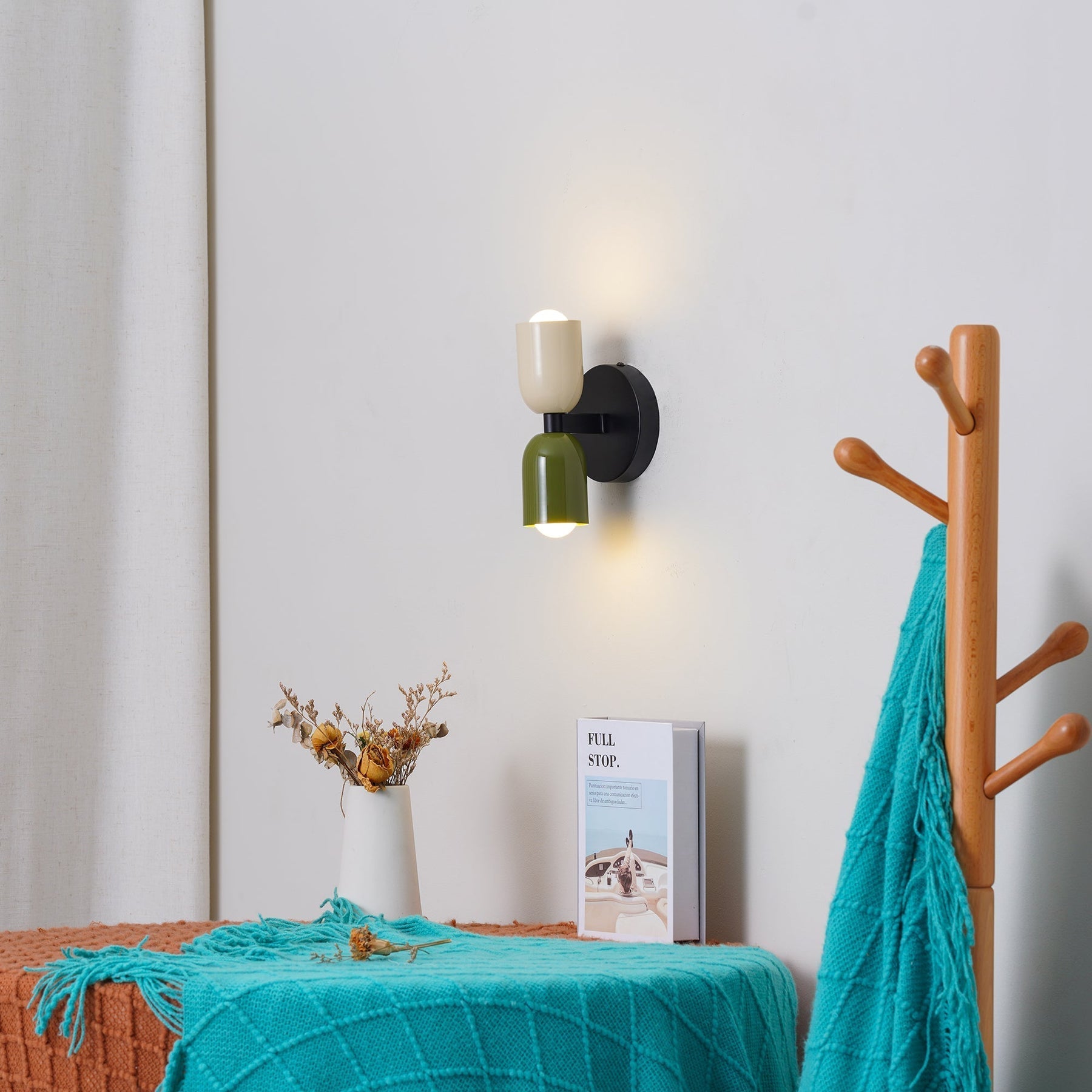 Double-Headed Wall Sconce Vintage Industrial Utility