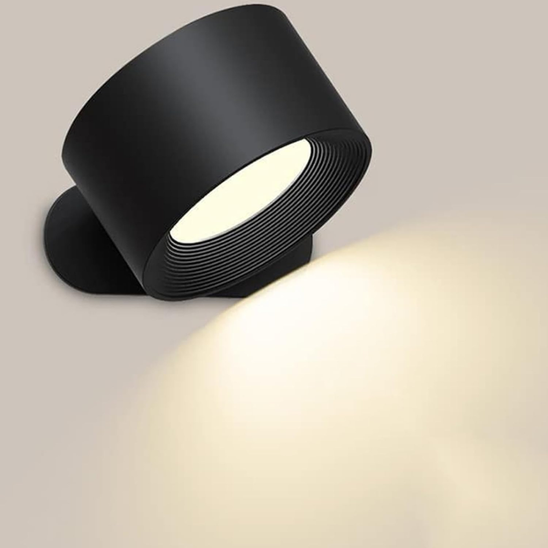 360° Cordless LED Wall Lamp - USB Rechargeable Magnetic Dimmable Reading Light