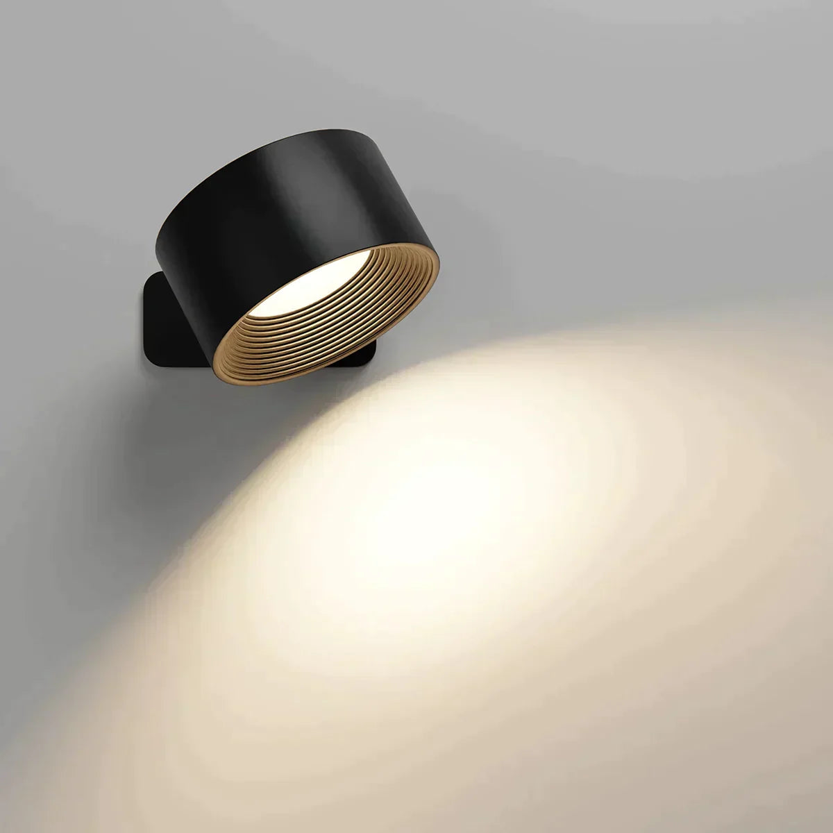 360° Cordless LED Wall Lamp - USB Rechargeable Magnetic Dimmable Reading Light