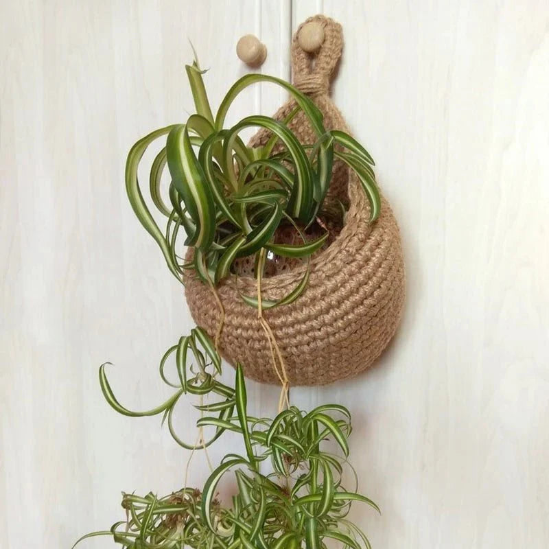 Woven Hanging Storage Baskets | Boho Wall Baskets
