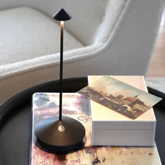 Wireless LED Table Lamp - Portable Desk & Dinner Light