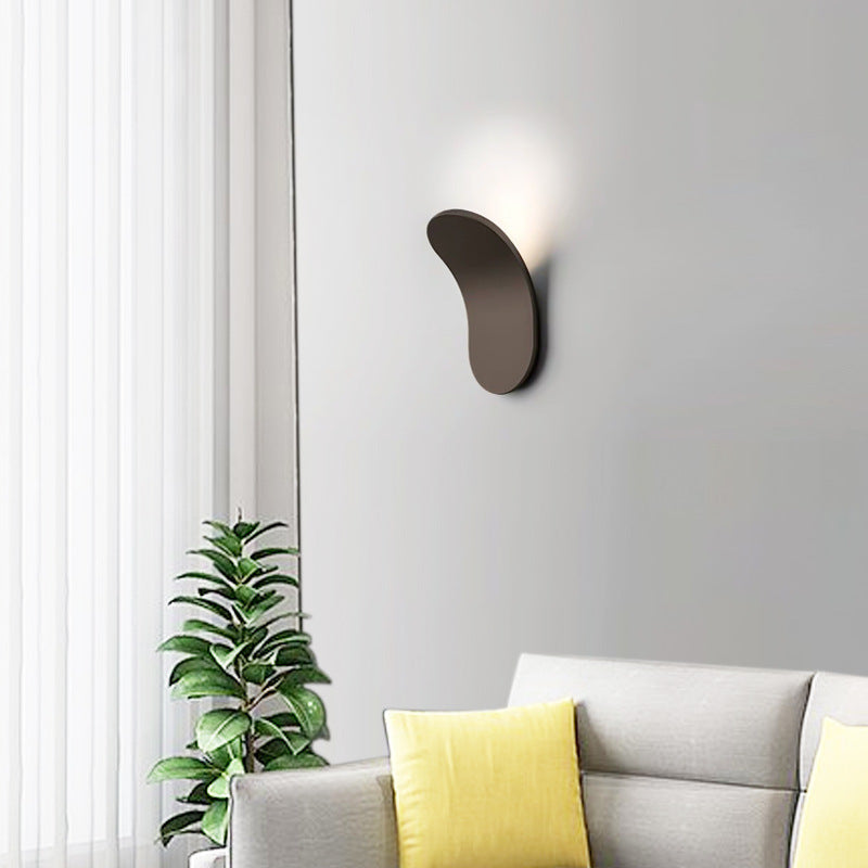 Nordic Iron Wall Sconce Modern Minimalist Black