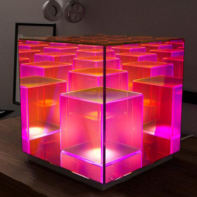 RGB Acrylic Rubik’s Cube Table Lamp