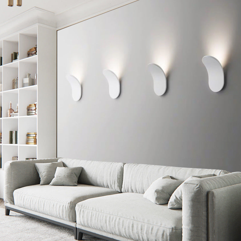 Nordic Iron Wall Sconce Modern Minimalist Black