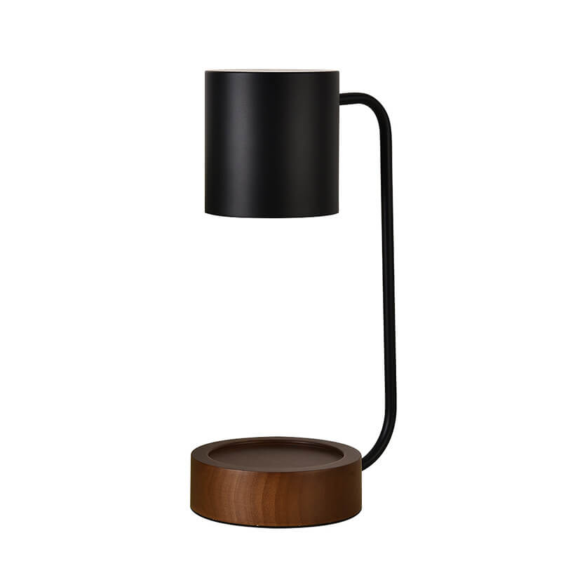 Japanese Wooden Table Lamp | Minimalist Dimmable Wax Melt Lamp