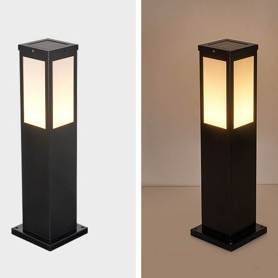 Modern Solar Path Light | Waterproof Outdoor Garden Column Lamp for Driveway