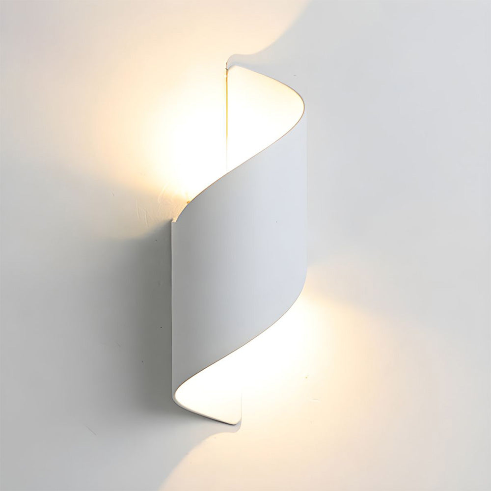 Sleek Minimalist LED Wall Sconce - Up/Down Lighting Aluminum Fixture
