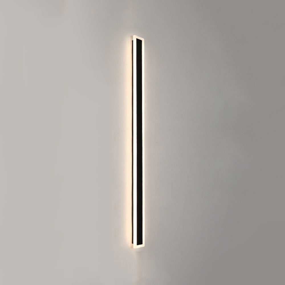 Modern Outdoor LED Wall Light – IP65 Waterproof, Minimalist Black Acrylic Sconce