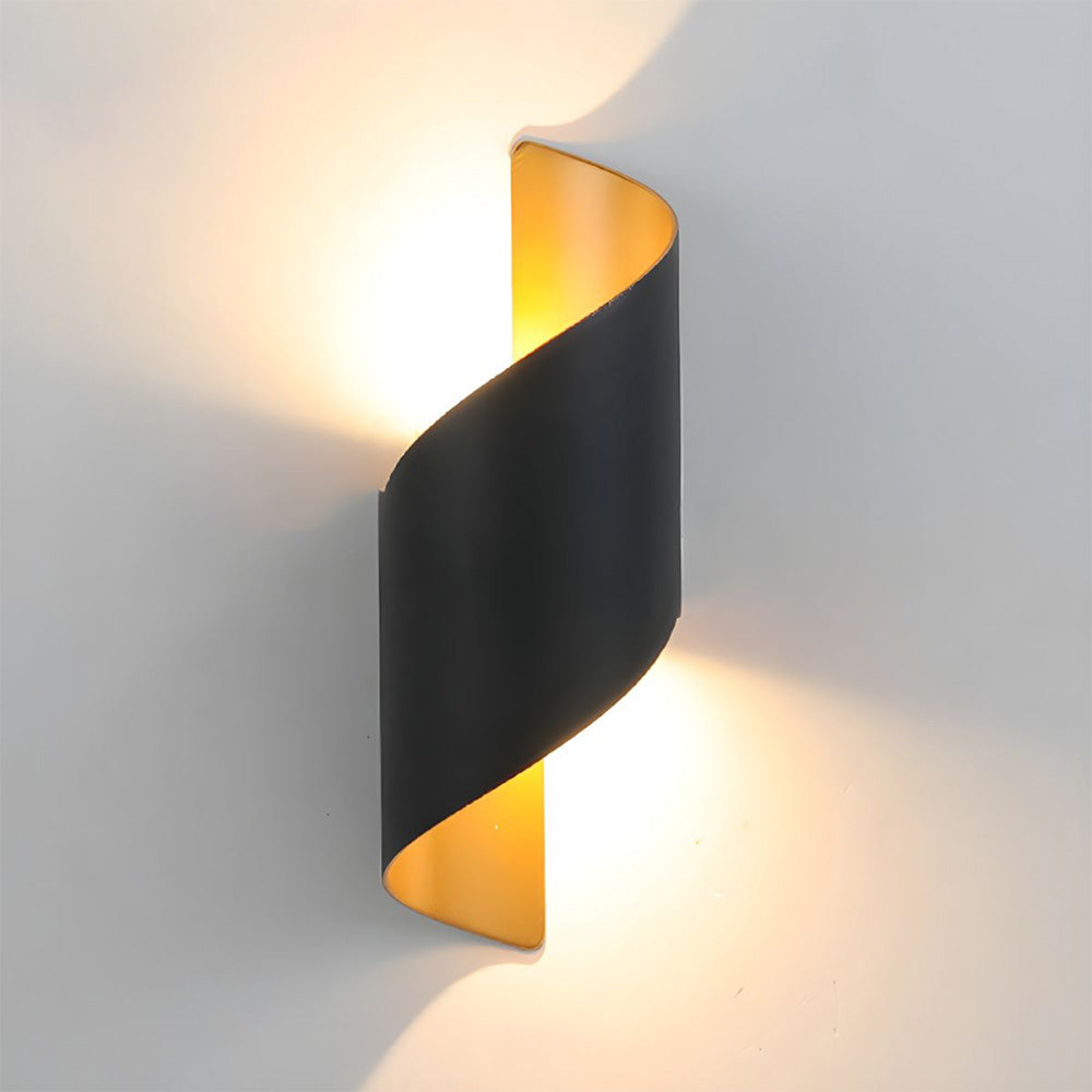 Sleek Minimalist LED Wall Sconce - Up/Down Lighting Aluminum Fixture