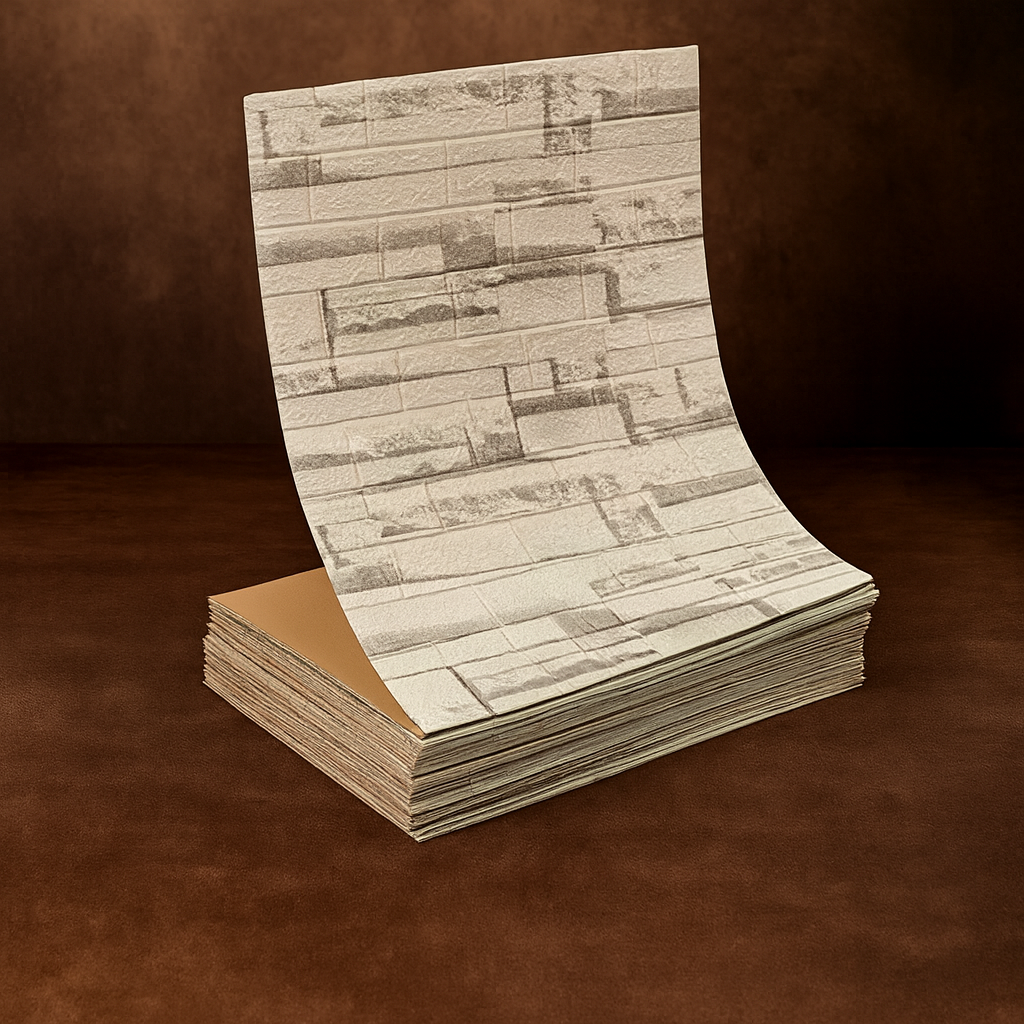 3D Brick Peel and Stick Wallpaper – Realistic Textured Wall Panels (DIY)