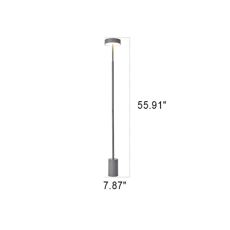 Slim LED Column Floor Lamp – Nordic Minimalist Lighting