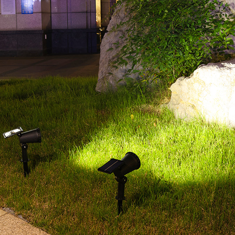 Solar Powered LED Garden Spotlight - Adjustable Outdoor Landscape Lights