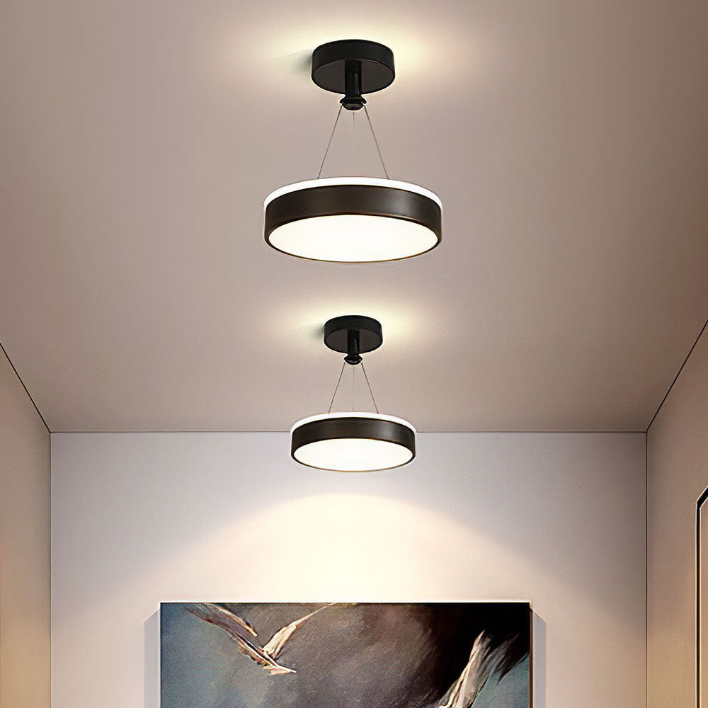 Modern LED Pendant Light Metal Single or Cluster