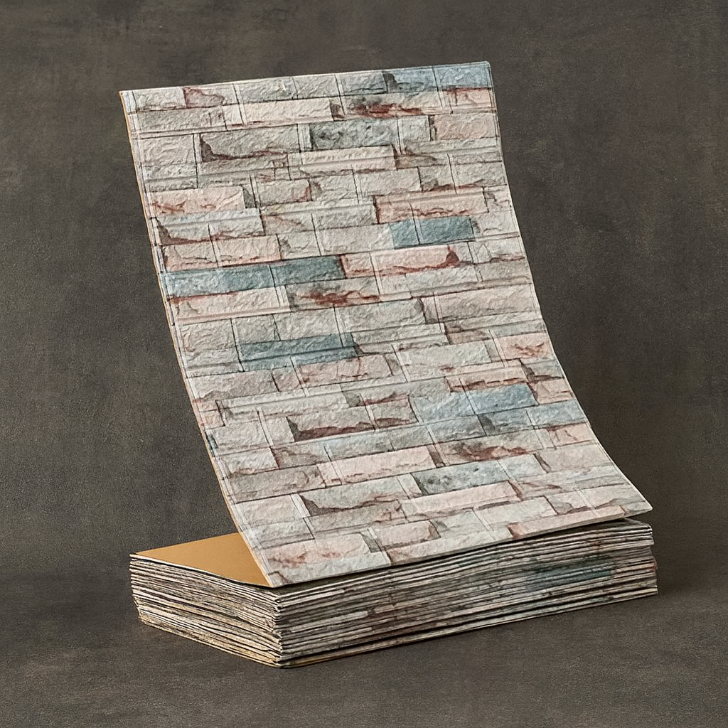 3D Brick Peel and Stick Wallpaper – Realistic Textured Wall Panels (DIY)