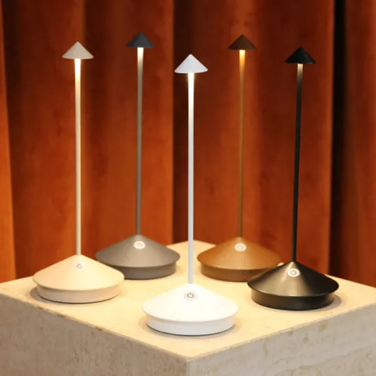 Wireless LED Table Lamp - Portable Desk & Dinner Light