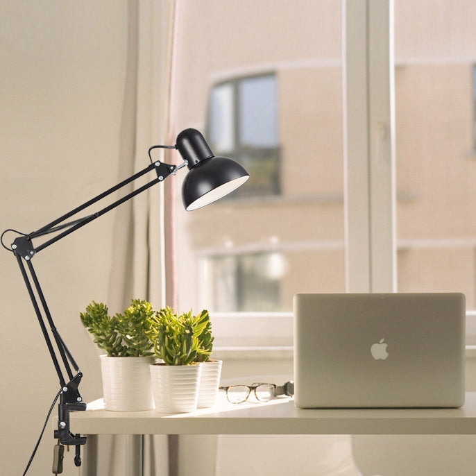 Adjustable Arm Desk Lamp | Modern Clip-On Table Lamp for Reading