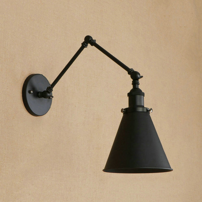 Farmhouse Cone Wall Sconce for Bedroom