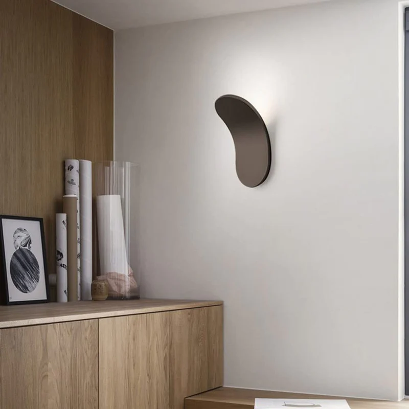 Nordic Iron Wall Sconce Modern Minimalist Black