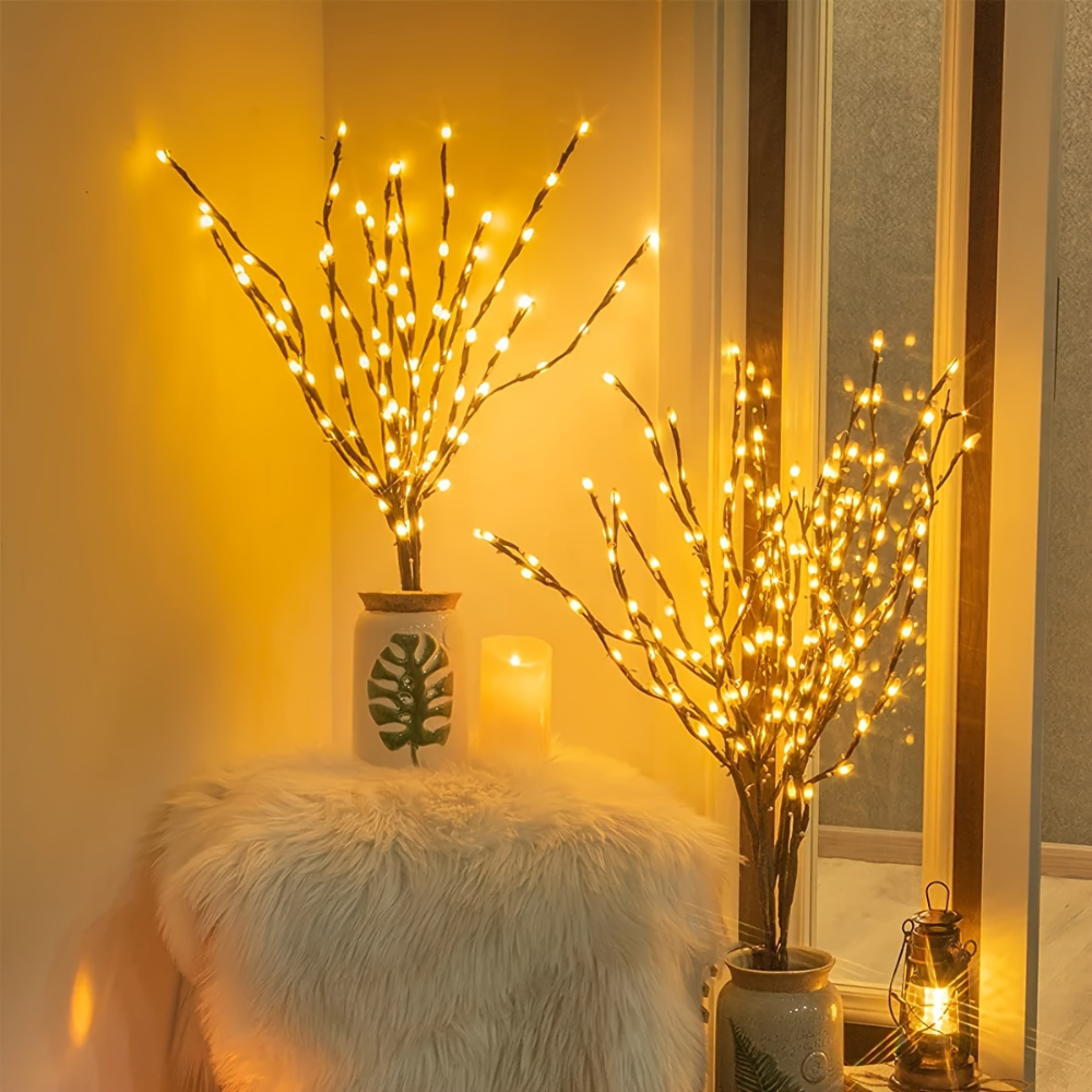 LED Lighted Branches for Vase – Decorative Twig Lights for Home
