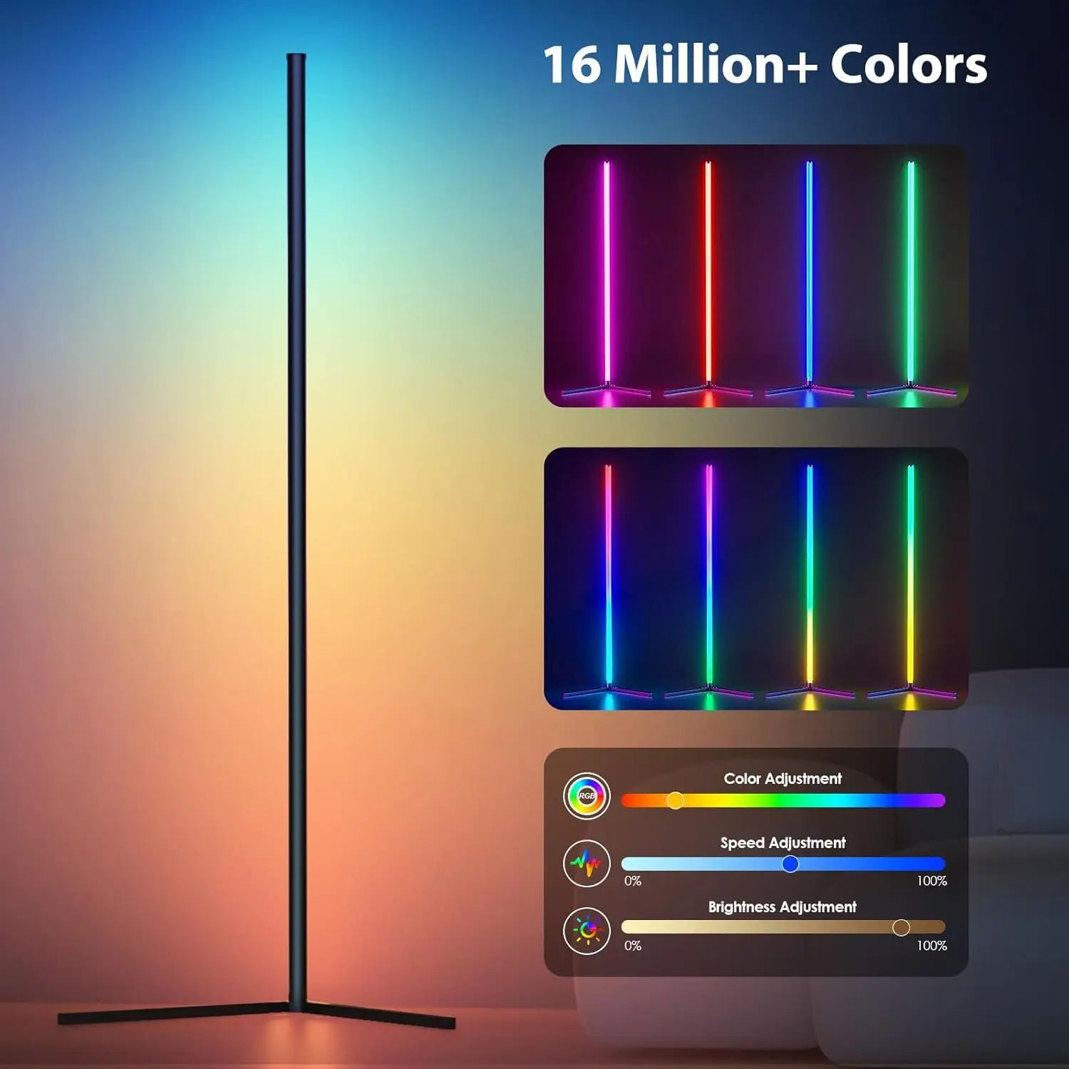 Smart Galaxy Accent Lamp – Modern LED Corner Floor Lamp