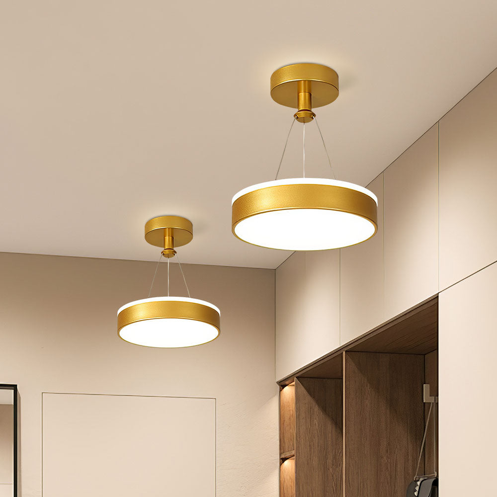 Modern LED Pendant Light Metal Single or Cluster