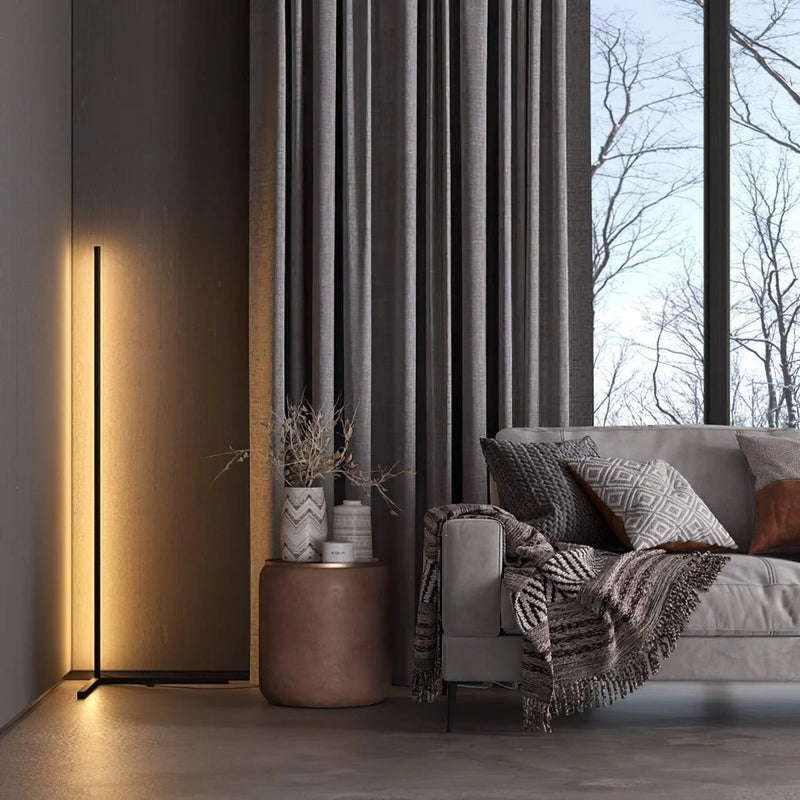 KYOTO | Minimalist Smart LED Corner Floor Lamp – Ambient Mood Lighting