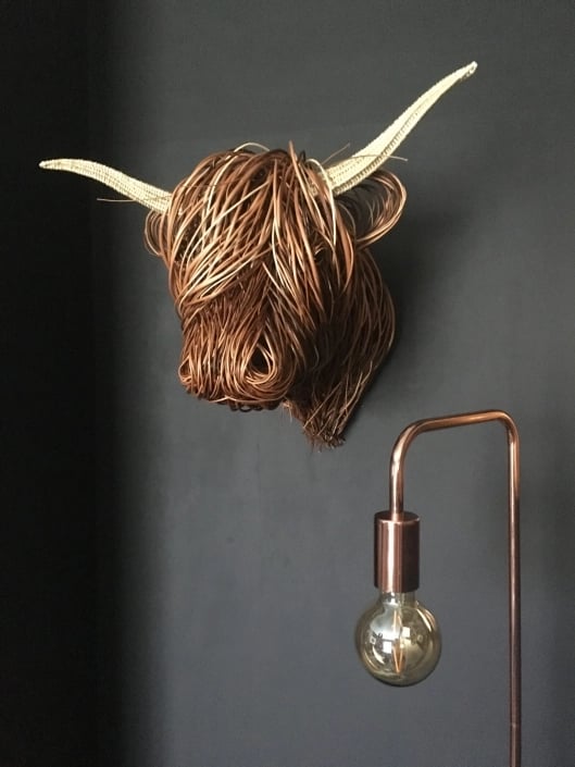 Cow Wall Sculpture – Bowie