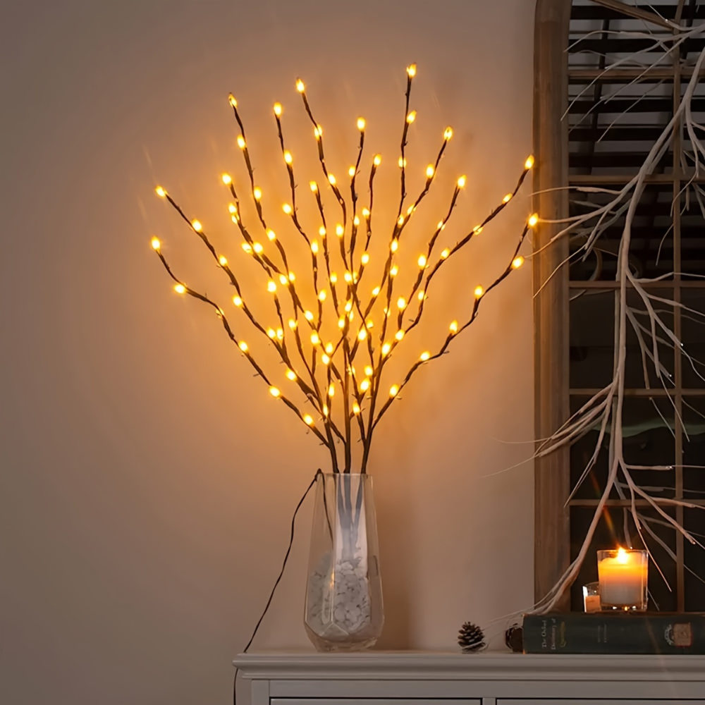 LED Lighted Branches for Vase – Decorative Twig Lights for Home