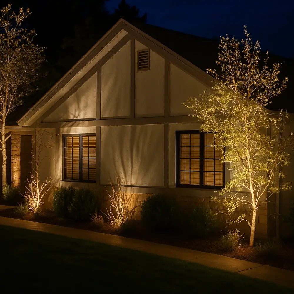 Solar Powered LED Garden Spotlight - Adjustable Outdoor Landscape Lights