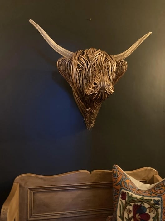 Cow Wall Sculpture – Bowie