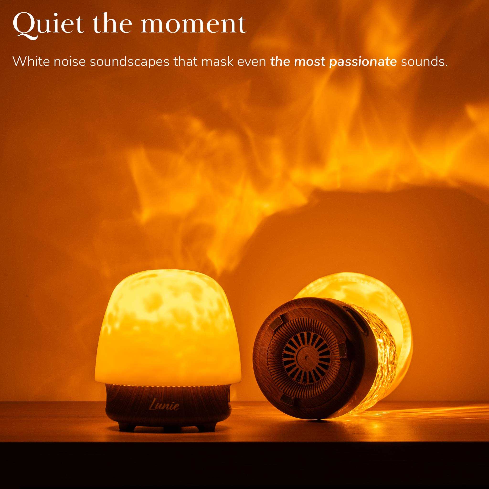 Rechargeable Bedside Lamp | Dimmable Warm LED Light | Portable Wooden Table Lamp