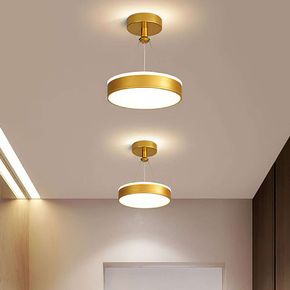 Modern LED Pendant Light Metal Single or Cluster