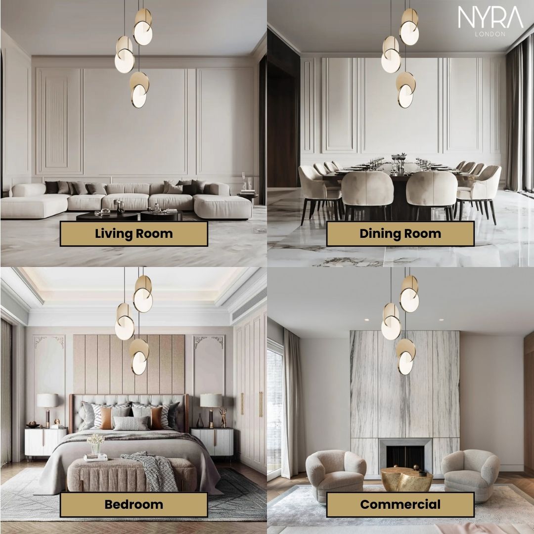 Modern Pendant Lamps – Designer LED Hanging Lights for Living Room & Dining