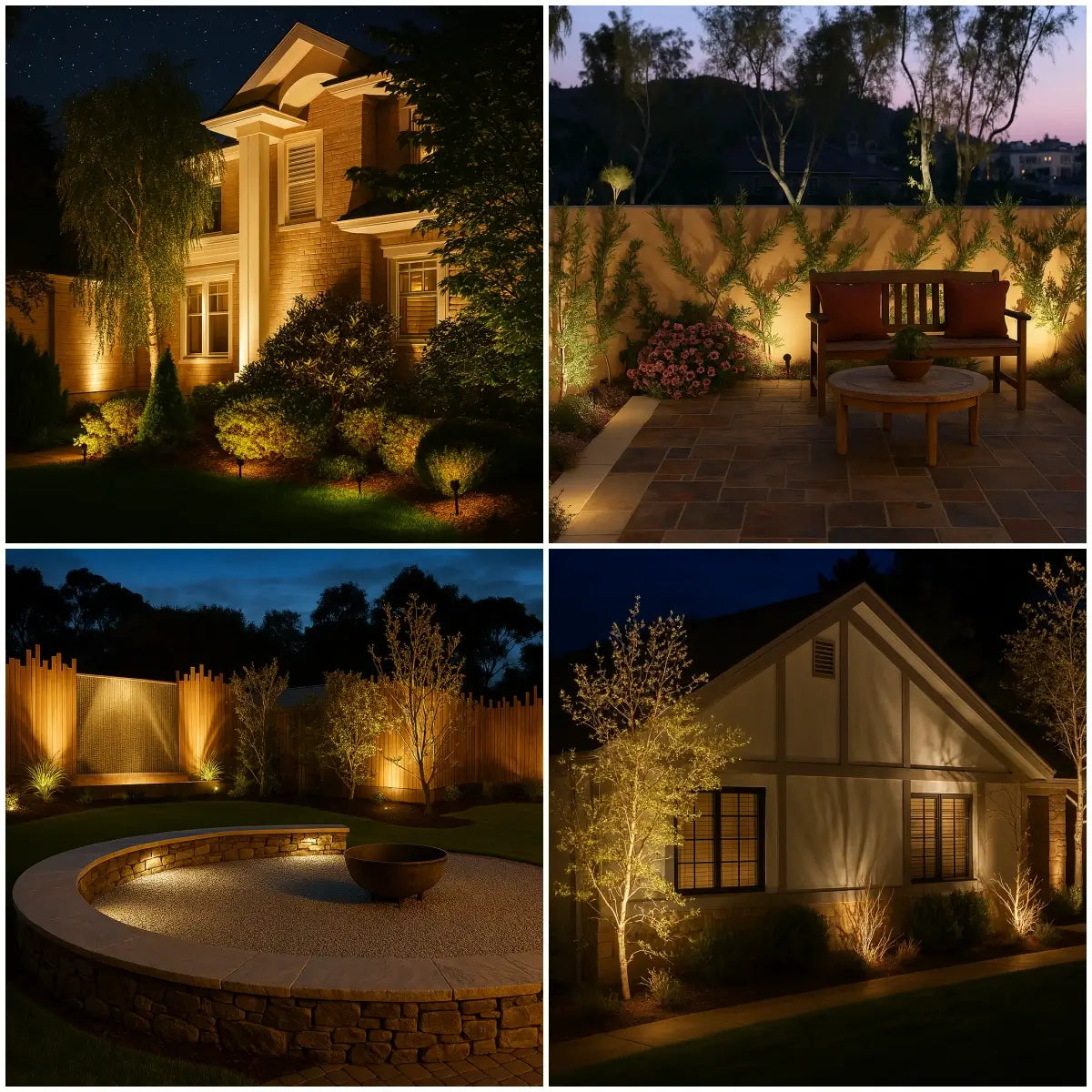 Solar Powered LED Garden Spotlight - Adjustable Outdoor Landscape Lights
