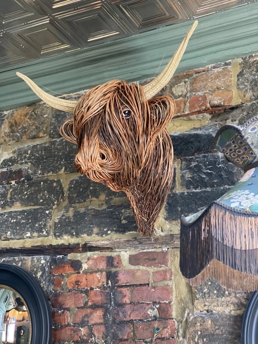 Cow Wall Sculpture – Bowie