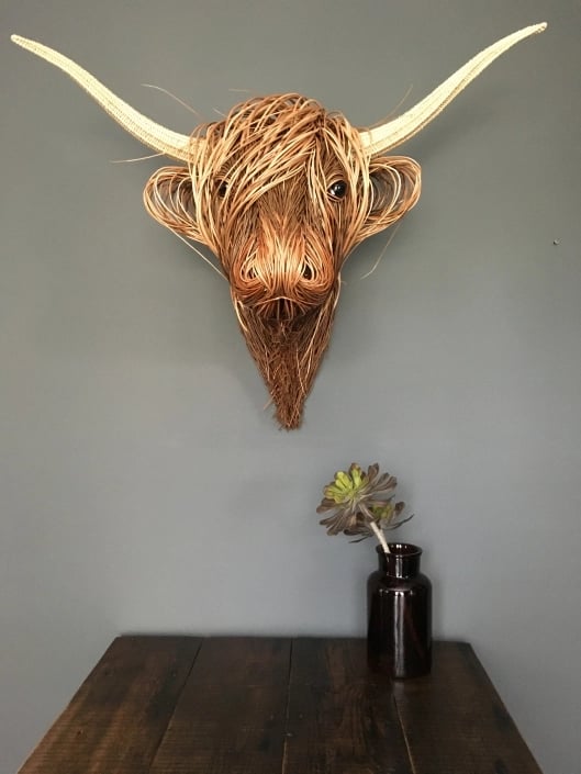 Cow Wall Sculpture – Bowie