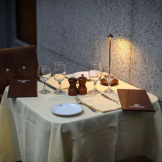 Wireless LED Table Lamp - Portable Desk & Dinner Light