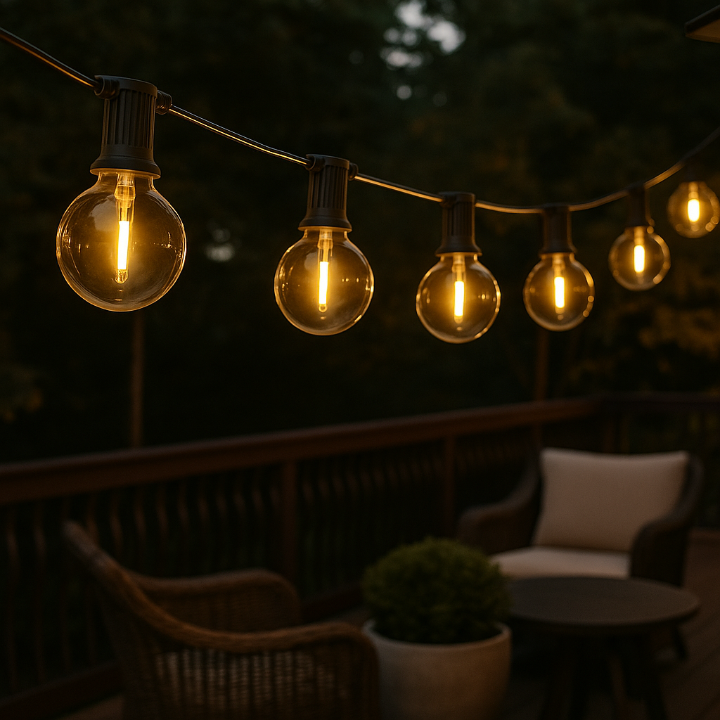 Luna | Solar String Lights – Outdoor Waterproof LED Garden Lights