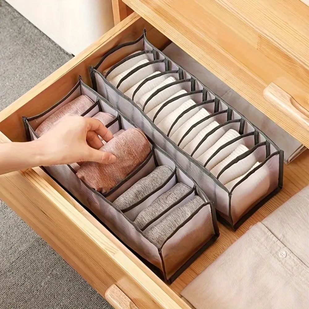 Drawer Clothes Organisers – Foldable Storage Boxes for Wardrobe & Closet