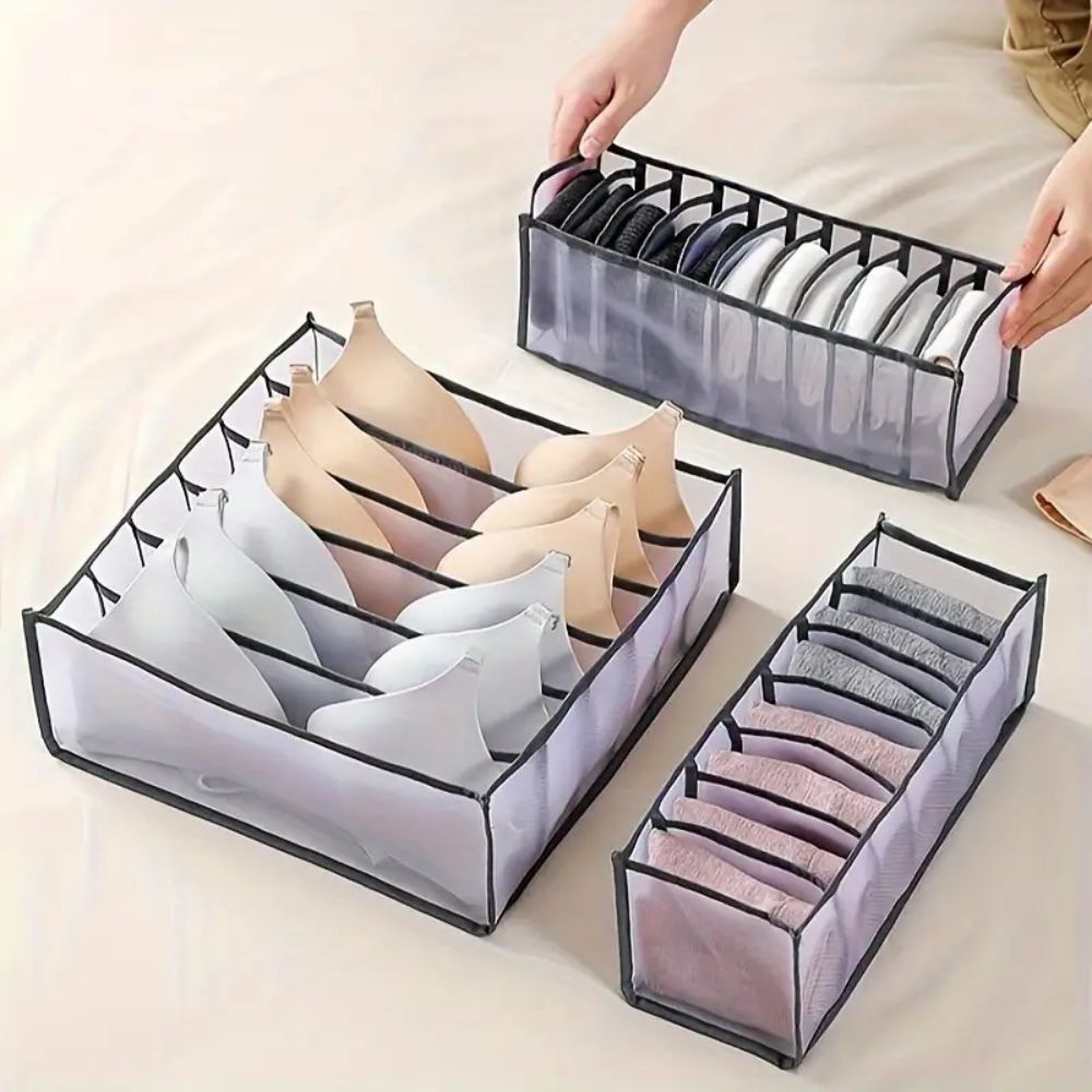 Drawer Clothes Organisers – Foldable Storage Boxes for Wardrobe & Closet