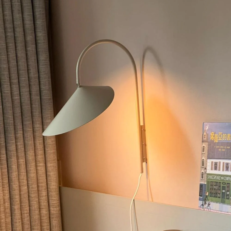 Modern Iron Petal Style Wall Sconce - Semi-Circle Up/Down Light