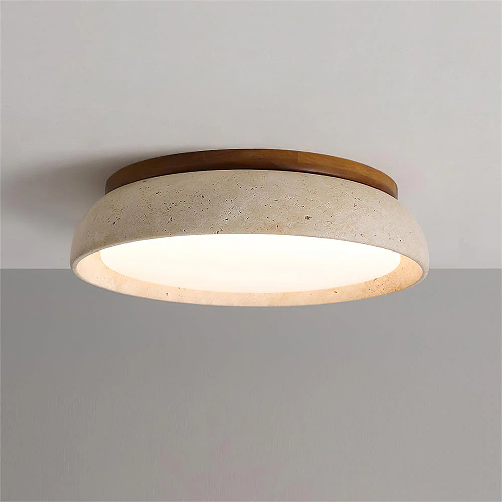 Minimalist Scandinavian LED Ceiling Light | Modern Flush Mount Lamp with Dimmable Light
