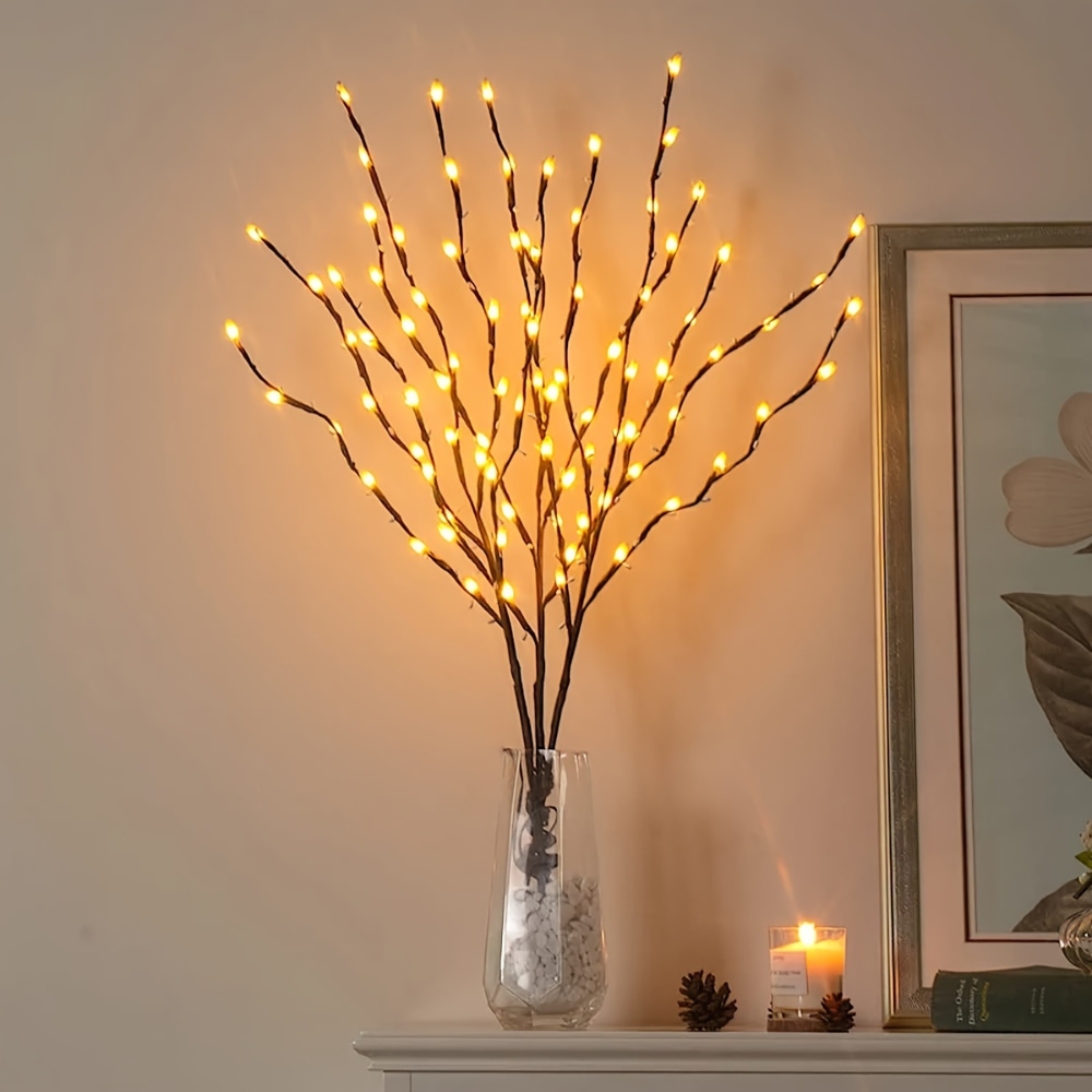 LED Lighted Branches for Vase – Decorative Twig Lights for Home