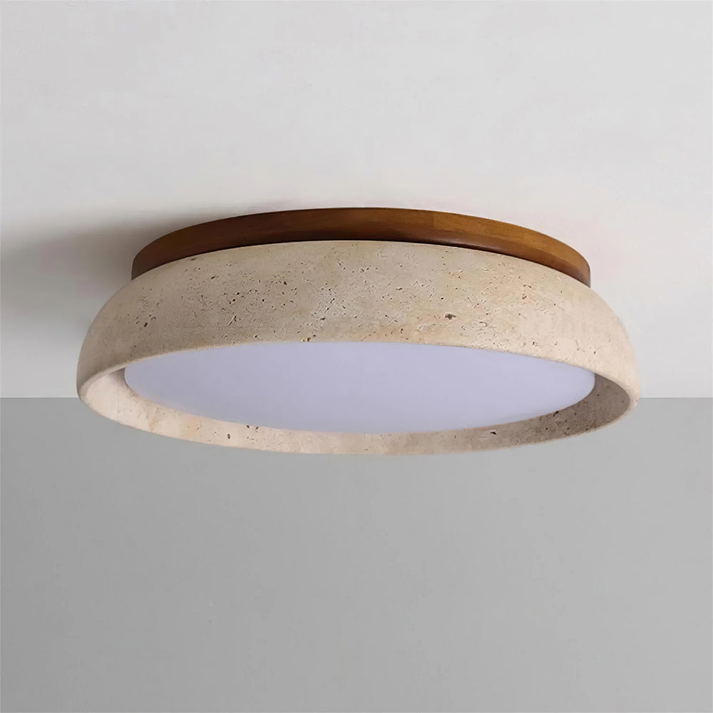 Minimalist Scandinavian LED Ceiling Light | Modern Flush Mount Lamp with Dimmable Light
